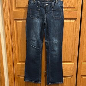 Maurices Dark Blue Straight Leg Jeans